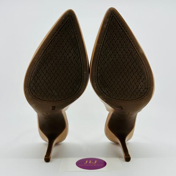 Jessica Simpson Womens Lallita Nude Pointed Toe Slingback Pump Heels Size 8 - Picture 11 of 12